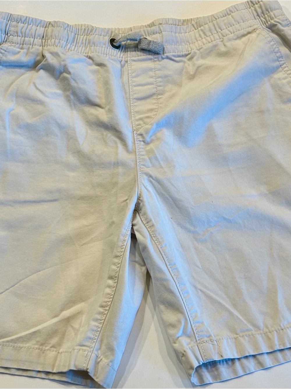Lands End Boys Pull-On Shorts, Stone, 14H